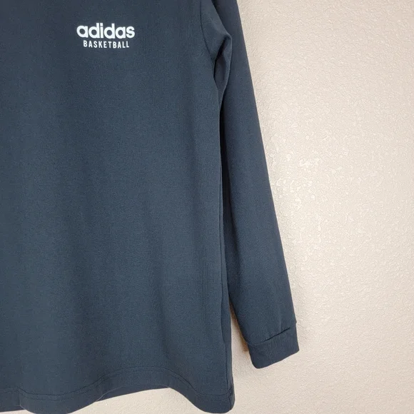 🔥SALE🔥 Adidas Basketball T-shirt Long Sleeve Black XS Women's - Picture 7 of 15